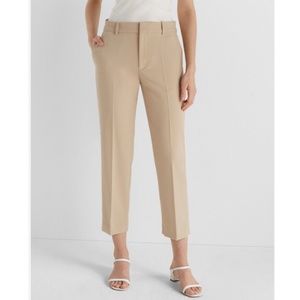CLUB MONACO MATIE Tan Neutral Cropped Ankle Dress Pants Slacks NWT Size 4R